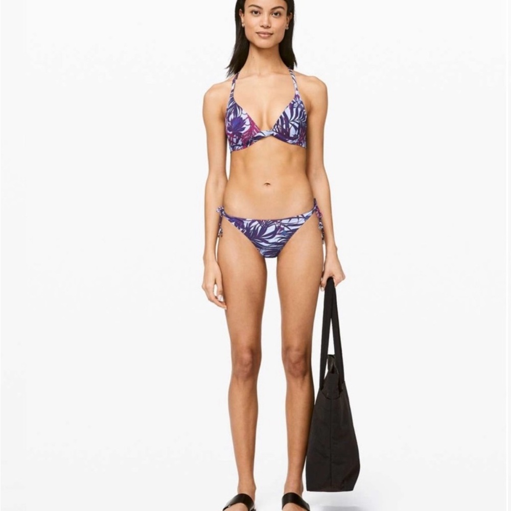 Lululemon Athletica Purple and Pink Bikini Swimwear